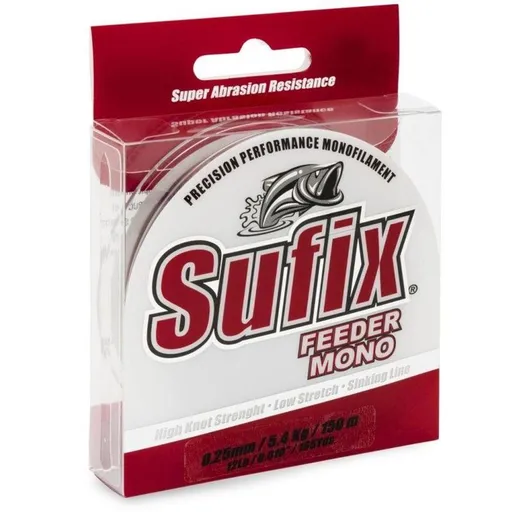 Sufix Vlasec Feeder Mono 150m vínový,Sufix Vlasec Feeder Mono 150m vínový