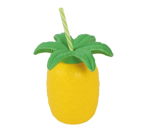 Guirca Pohár ananas s brčkem