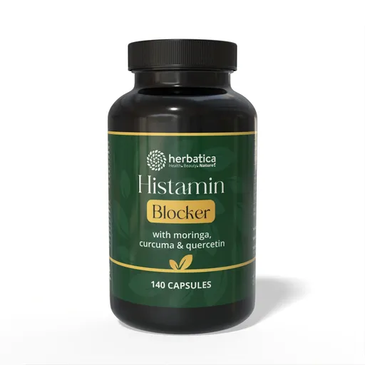 Histamin blocker s moringou, kurkumou a kvercetinem - 140 kapslí - Herbatica