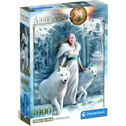 Clementoni puzzle 1000 Anne Stokesová zimní strážci
