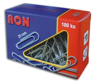 Dopisní spony 25mm 451 100ks Ron