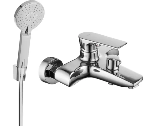 MEXEN/S Axel R40 vanová baterie s příšlušenstvím, chrom 7383R40-00