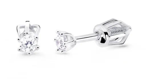 Cutie Jewellery Decentní náušnice z bílého zlata Z8020-30-10-X-2