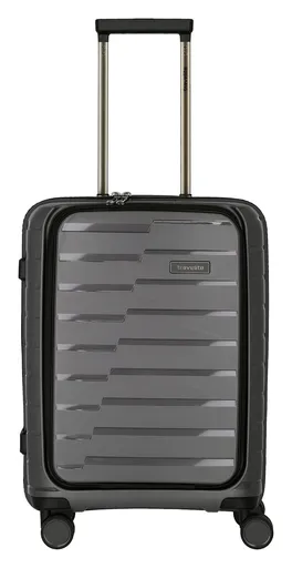 Palubní kufr na notebook Travelite Air Base 4w S Front pocket Anthracite