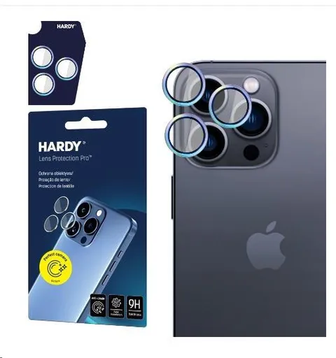 3mk HARDY Lens Protection Pro pro iPhone 15 Pro, Rainbow