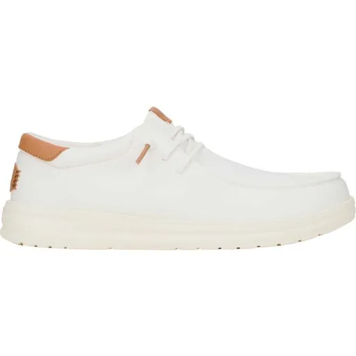 HEY DUDE PAUL Pánská volnočasová obuv, bílá, velikost