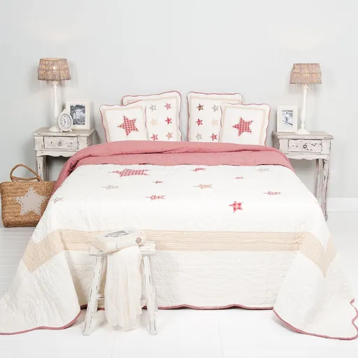 Přehoz na postel Hvězdičky - 180*260 cm Clayre & Eef