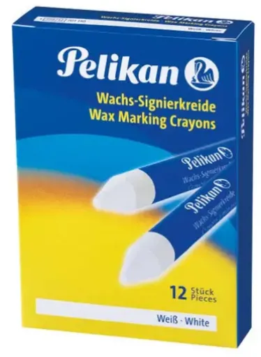Pelikan - Vosková pastelka, bílá