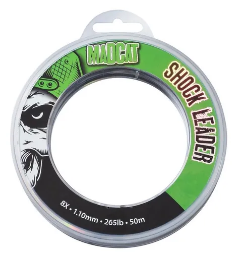 Madcat návazcový vlasec shock leader 8x 1,10 mm 50 m