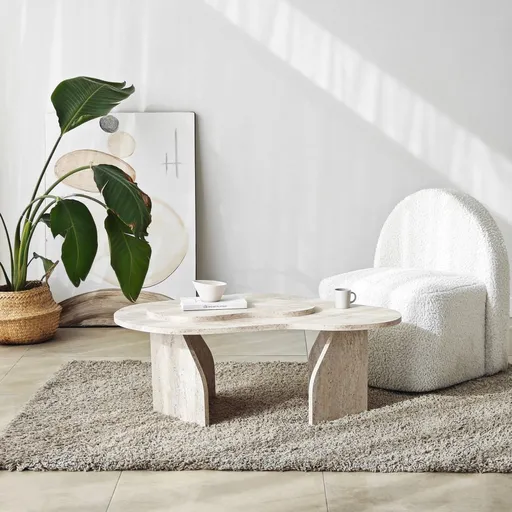 Konferenční stolek Melted - Travertine