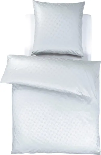 Joop! Sada povlečení CORNFLOWER 70 x 90 cm a 155 x 220 cm, stříbrná
