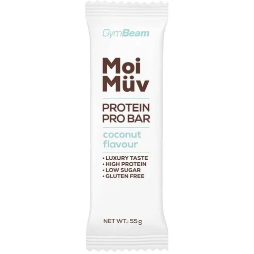 GymBeam MOIMÜV PROTEIN PRO BAR 55 G KOKOS Proteinová tyčinka, , velikost