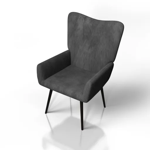 Křeslo ušák skandinávské, šedé