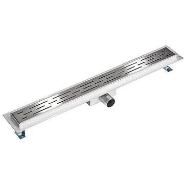 tectake sprchový odtokový žlábek nerezový, 70 cm (401272)