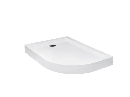 BESCO SATURN, asymetrická sprchová vanička akrylátová Rozměr A 120, Rozměr B 90, Rozměr C 15, Způsob provedení Pravé OLBVANACSAT120P