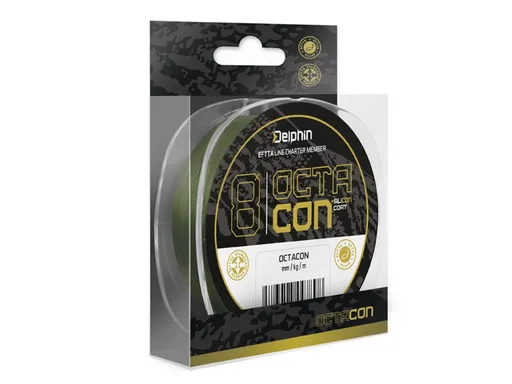 Delphin Šňůra OctaCon zelená 135m - 0,12mm 7,5kg,Delphin Šňůra OctaCon zelená 135m - 0,12mm 7,5kg