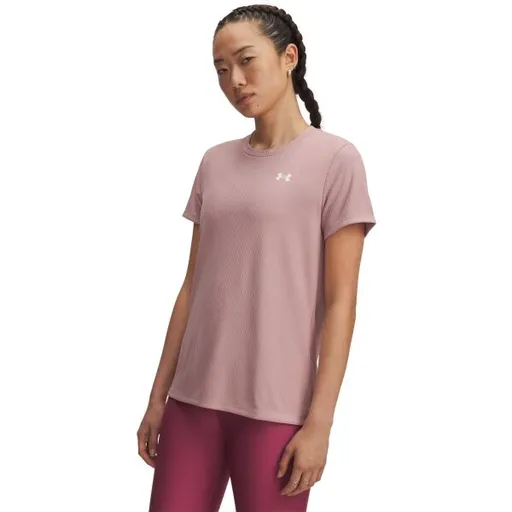 Under Armour TECH RIB TEE Dámské tričko, růžová, velikost M