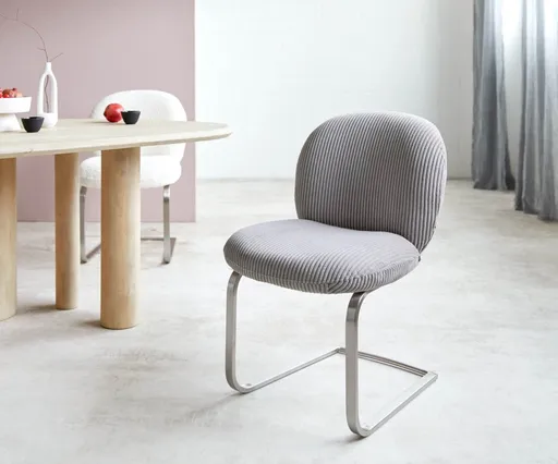 Jídelní židle Nube-Flex konzolová podnož plochá nerezová ocel