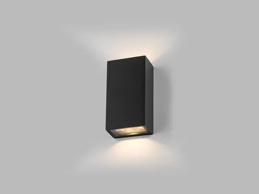 LED2 5100434D Nástěnné venkovní svítidlo BLOCK, A DALI/PUSH DIM 6W 3000K antracit