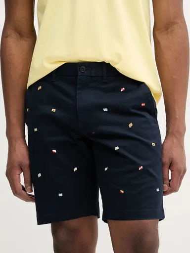 Tommy Hilfiger pánské tmavě modré šortky MW0MW38846 32/NI
