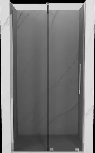 MEXEN/S Velar posuvné sprchové dveře 120, grafit, chrom 871-120-000-41-01