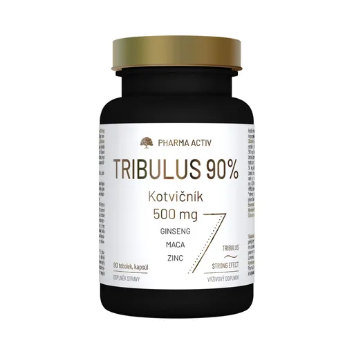 Pharma Activ Tribulus 90% Kotvičník 500 mg 90 tobolek