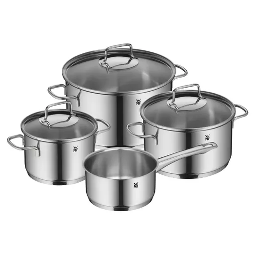 Sada hrnců ASTORIA, sada 4 ks, stříbrná, nerezová ocel, WMF