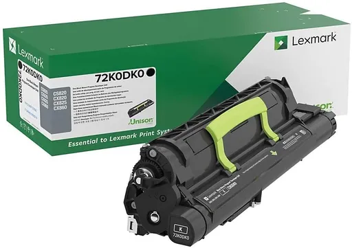 Lexmark 72K0D10 černá (black) originální válcová jednotka