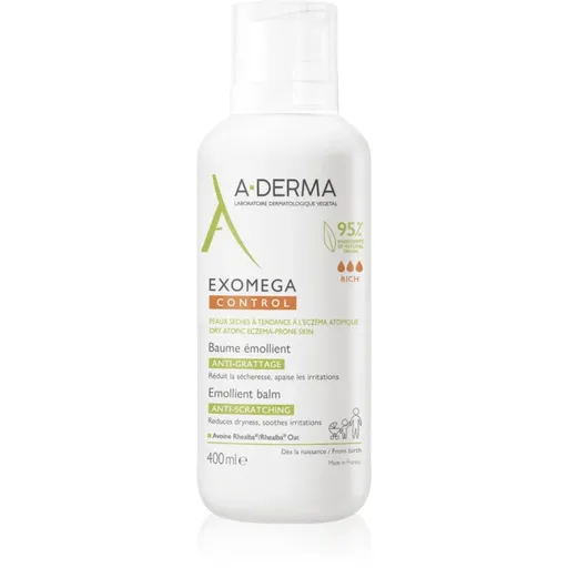 A-Derma Exomega Control Emollient Balm balzám pro citlivou a suchou pleť 400 ml