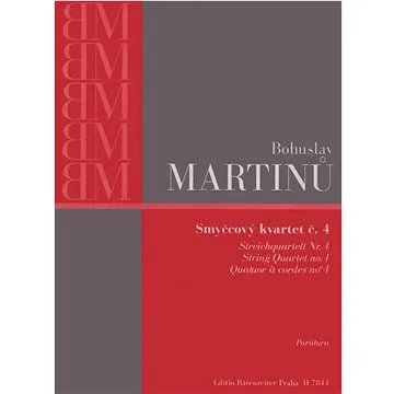 Smyčcový kvartet č. 4 (9790260100763)