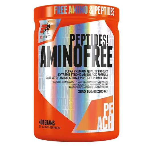 Extrifit AminoFree Peptides 400g - broskev