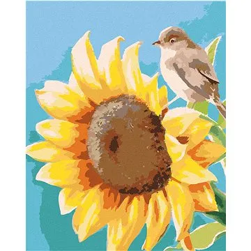 Zuty - Malování podle čísel - SLUNEČNICE (MYROSLAVA VOLOSCHUK), 80x100 cm, vypnuté plátno na rám (HRAmmb00139nad)