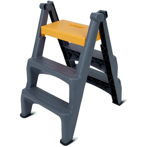 4Home Oboustranné plastové schůdky Dual, 3 stupně