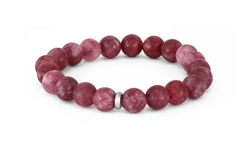 Agato Korálkový náramek z jadeitu MINK135/17