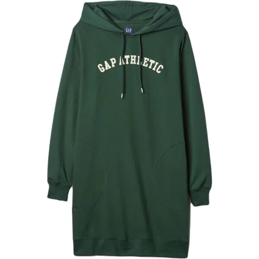 GAP JAPAN Dámské šaty, tmavě zelená, velikost