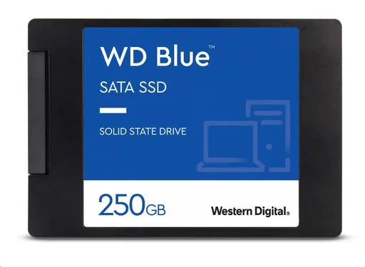 WD BLUE SSD 3D NAND WDS100T3B0A 1TB SA510 Powered by SanDisk, SATA/600, (R:560, W:520MB/s), 2.5