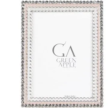 Green Apple Crystal Silver Pink velký (GA_904613)