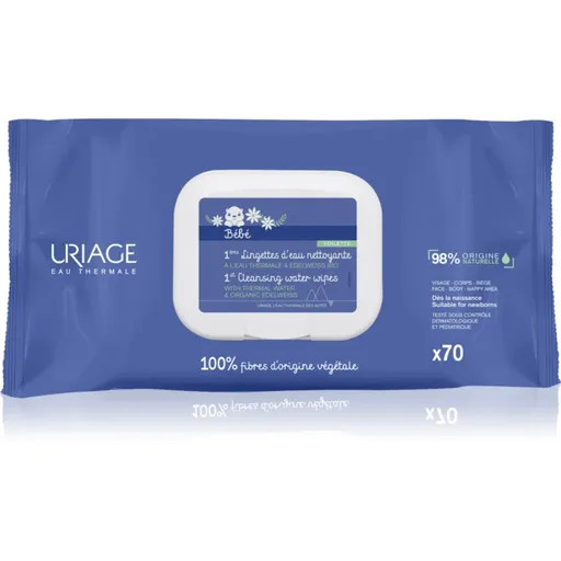 Uriage Bébé 1st Cleansing Wipes čisticí ubrousky pro děti 70 ks