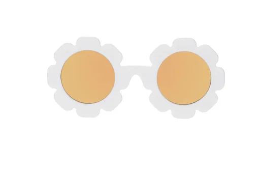 BABIATORS The Daisy polarizační sluneční brýle, květiny bílé, 3-5 let + dárek a doprava zdarma