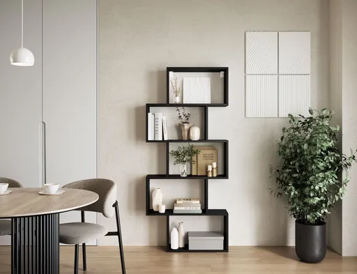 Knihovna Shellf černá