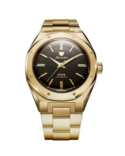 Nivada Grenchen F77 MARKII GOLD - Stainless Steel Bracelet