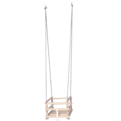 Houpačka Baby dřevěná 33 x 30 cm nosnost 80 kg