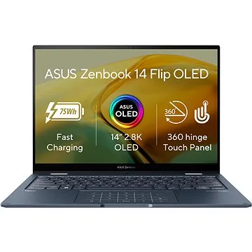 ASUS Zenbook 14 Flip OLED UP3404VA-OLED045W Ponder Blue celokovový (UP3404VA-OLED045W)