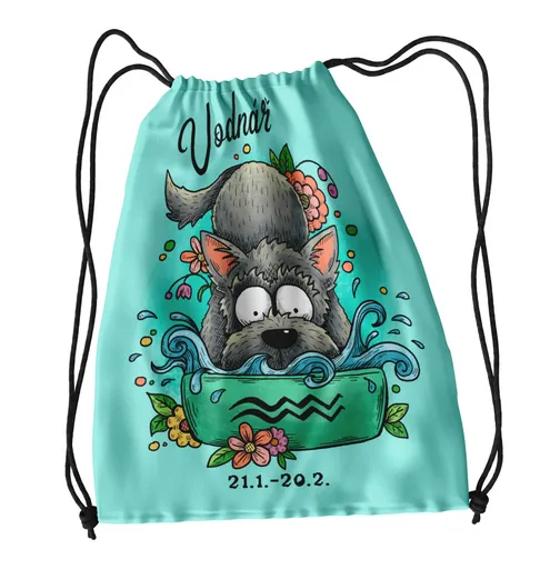 Vak na záda Psí znamení – vodnář