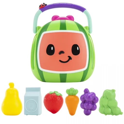 Cocomelon roleplay Yes zeleninový košík se zvuky 7 dílků