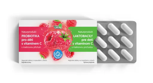 Naturprodukt Probiotika pro děti s vitamínem C 15 tablet