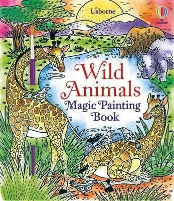 Wild Animals Magic Painting Book - Sam Baer