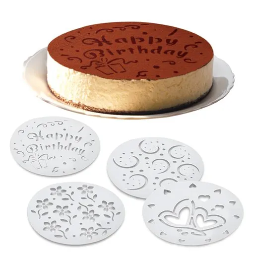 TORO Šablona na zdobení dortů, 4 designy
