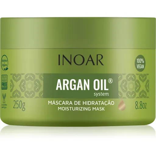 INOAR Argan Oil System hydratační a uhlazující maska na vlasy 250 g