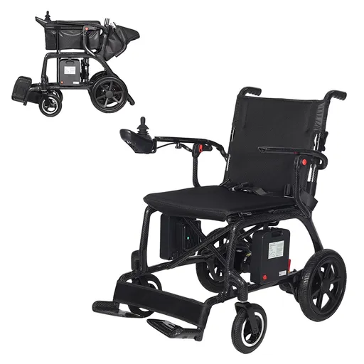 Elektrický karbonový invalidní vozík inSPORTline Feally